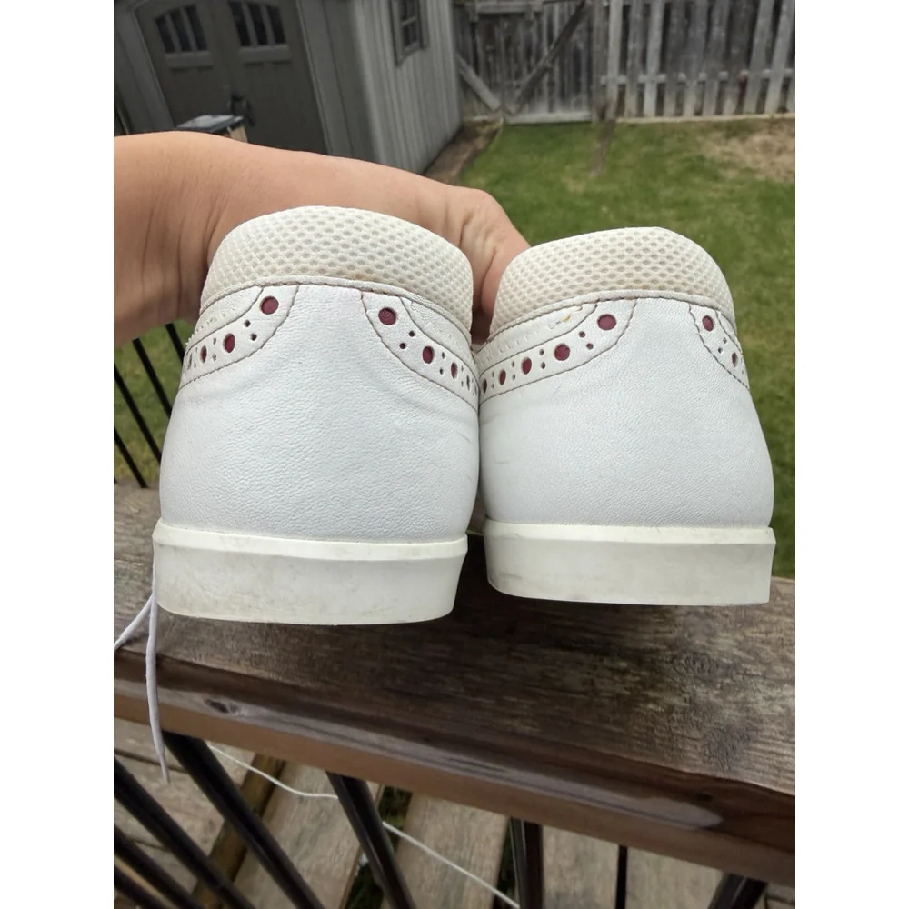 Gucci Men's White Leather Lace-up Sneakers Shoes Pre Owned US 9 1/2 - Picture 16 of 16